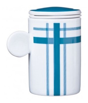 Kubek do zaparzania herbaty - Benetton - Scudo blue