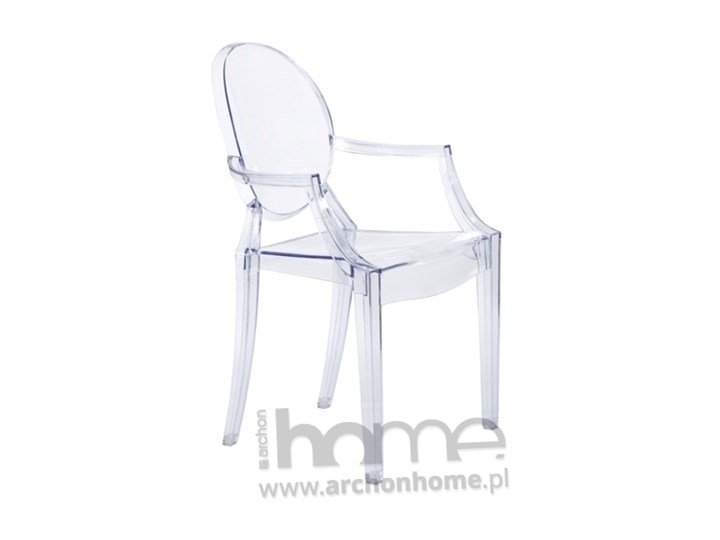 Krzesło Royal transparentne - inspirowane Louis Ghost, archonhome.pl