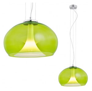 Lampa WISZĄCA zwis BASSA Argon 455 1pł zielona