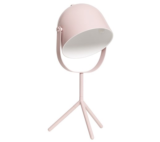 Lampka na biurko Monty, różowa, wys 42, śr 17 cm