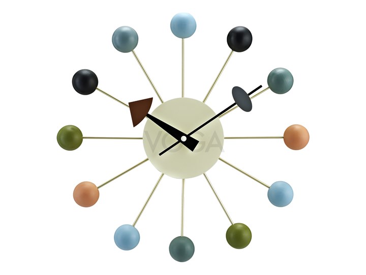 Ball Clock multicolor 1