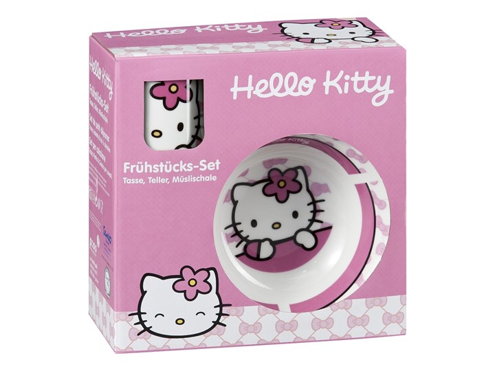 Zestaw śniadaniowy "PINK" HELLO KITTY - P:OS - 68175