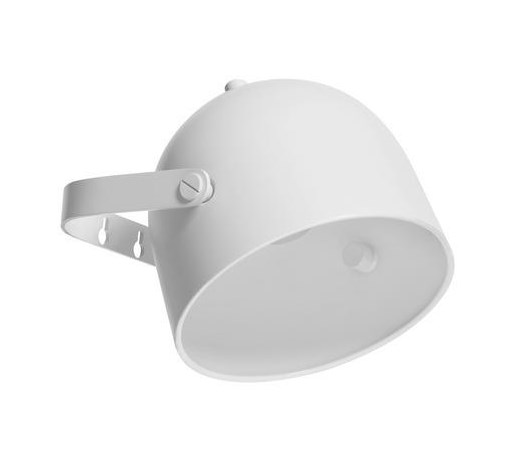 Lampka ścienna Monty, biała, śr 17 cm