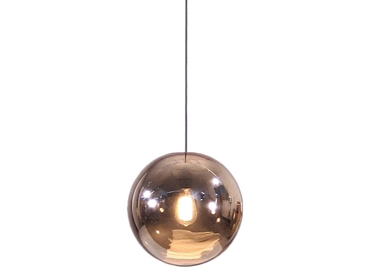 LAMPA SZKLANA KULA HK LIVING - MIEDZIANA
