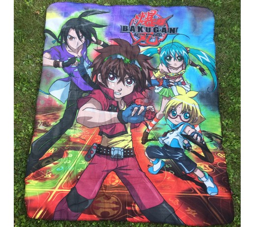 Kocyk dziecięcy polarowy 130x160 Bakugan 1069 Detexpol ostatnia sztuka