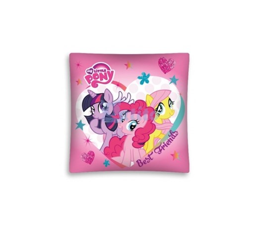 Poszewka Kucyki Pony 40x40 3D Best Friends MLP 01 Detexpol