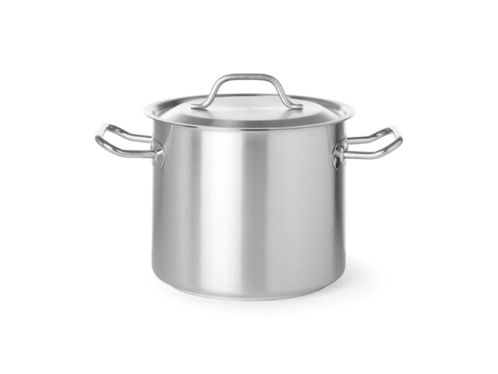 Garnek średni z pokrywką Ø200x(H)170 - 5,3 l - kod 999622