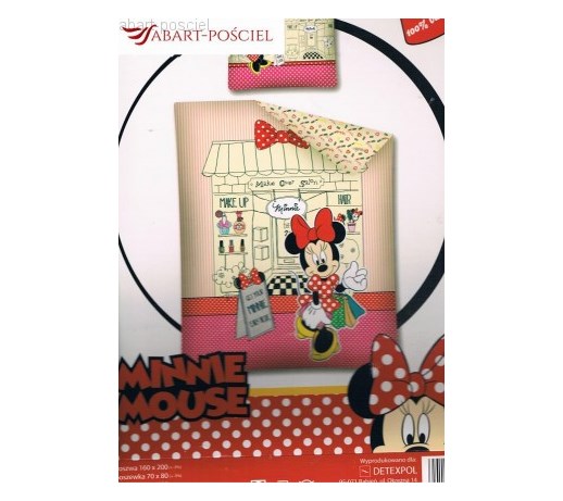 Pościel Myszka Minnie 140x200 D Myszka Mini Minnie Mouse 09 8349