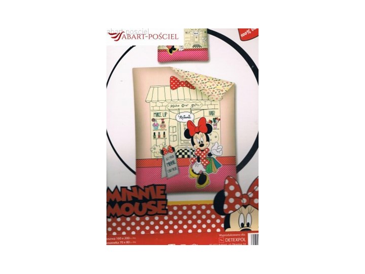 Pościel Myszka Minnie 140x200 D Myszka Mini Minnie Mouse 09 8349