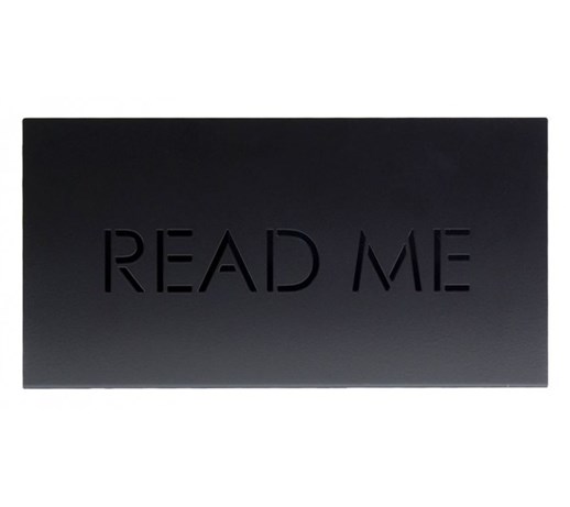 Gazetnik read me czarny