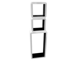 Regał CREATIVE CUBE CG3031 biało-czarny