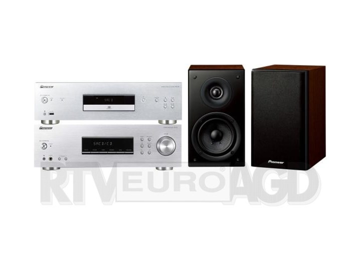 Pioneer PD-30-S (srebrny) + SX-20-S (srebrny) + S-CN301-LR