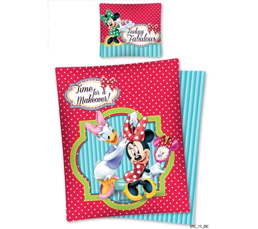 Komplet pościeli dziecięcej Mickey Mouse / Myszka Minnie 160x200 STC 11