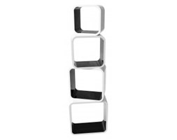 Regał CREATIVE CUBE CG4001 biało-czarny