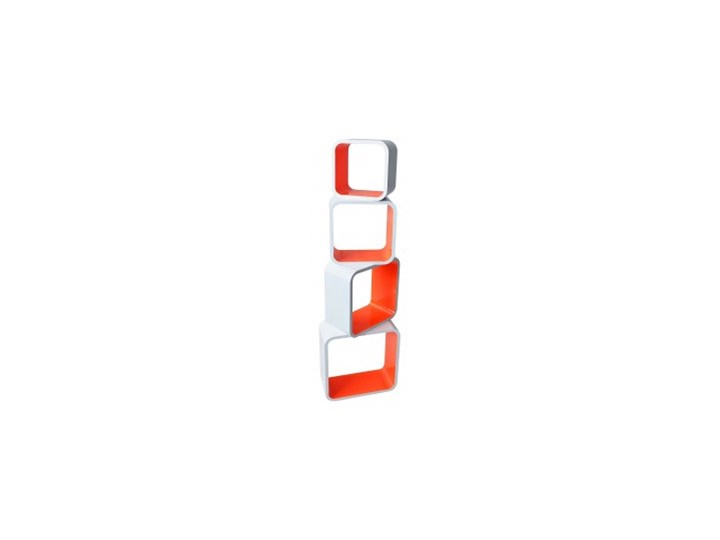 Regał CREATIVE CUBE CG4001 biało-czerwony