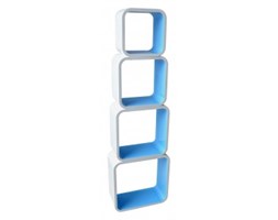 Regał CREATIVE CUBE CG4001 biało-niebieski