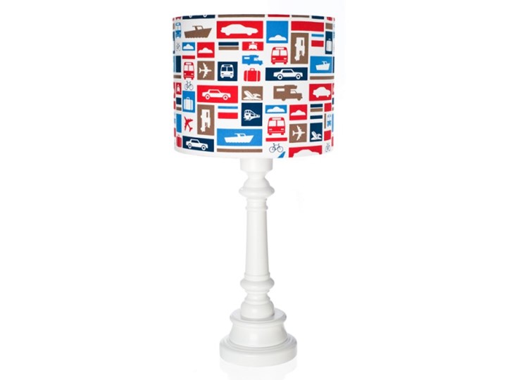 Lampa dla dzieci Transport Granatowy Biały