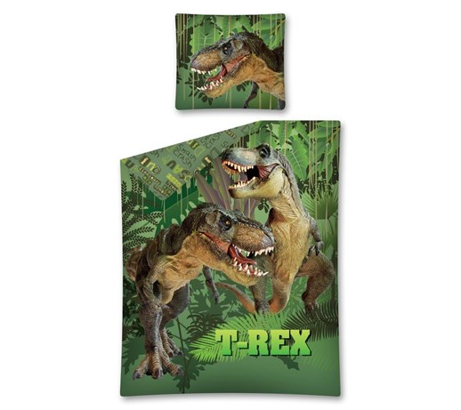 Pościel Licencyjna 160x200 Detexpol Zwierzęta Dinozaury 2