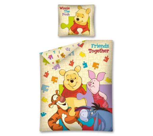 Pościel Dla Dzieci 160x200 Detexpol Disney Kubuś Puchatek 9