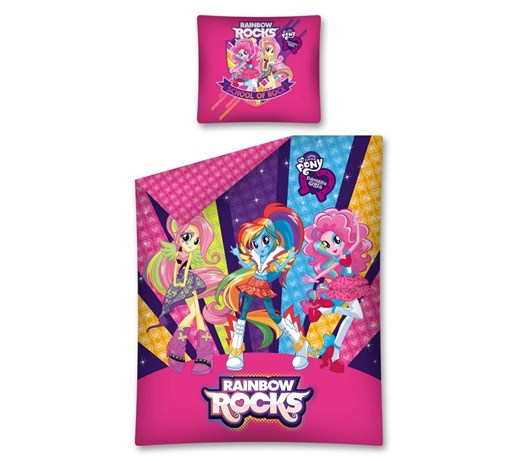 Pościel Dla Dzieci 160x200 Detexpol Disney Kucyki Pony 3