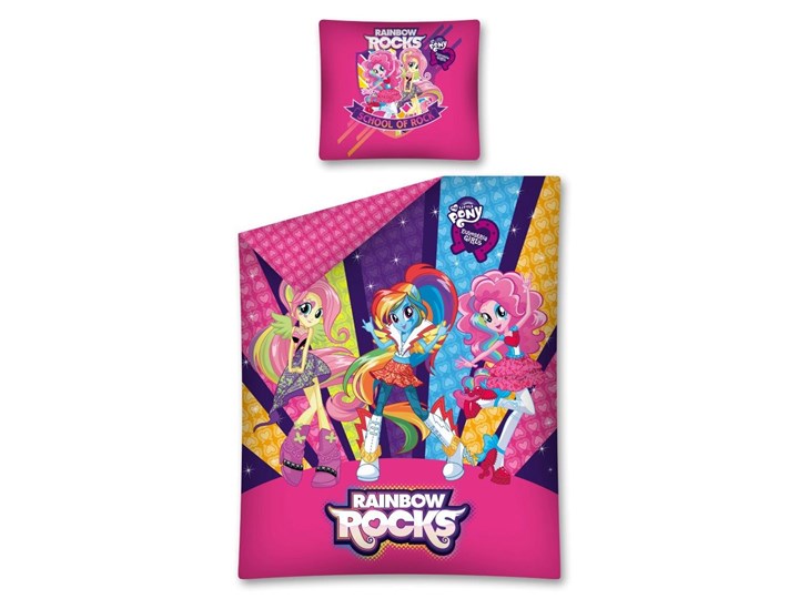 Pościel Dla Dzieci 160x200 Detexpol Disney Kucyki Pony 3