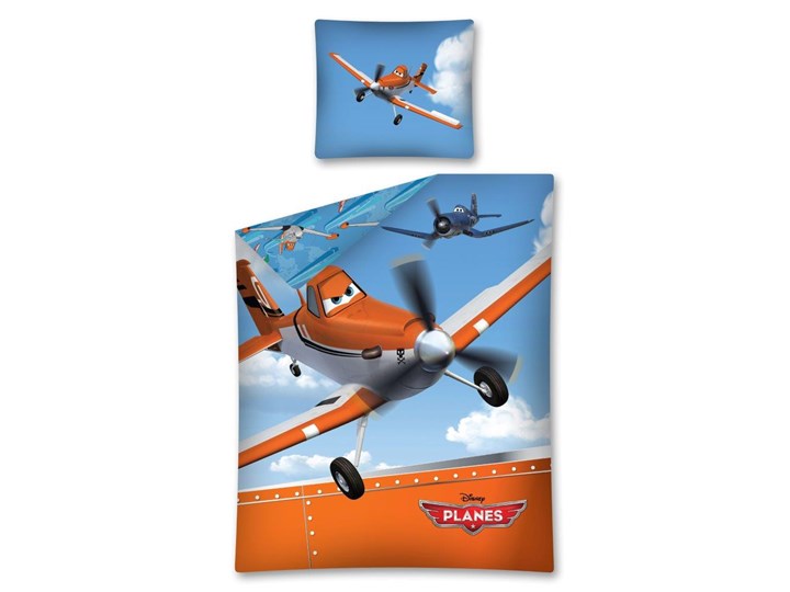 Pościel Dla Dzieci 160x200 Detexpol Disney Samoloty 2