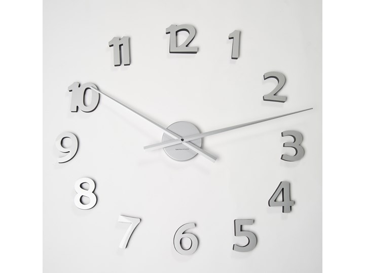 Zegar ścienny Extender Numbers silver by ExitoDesign