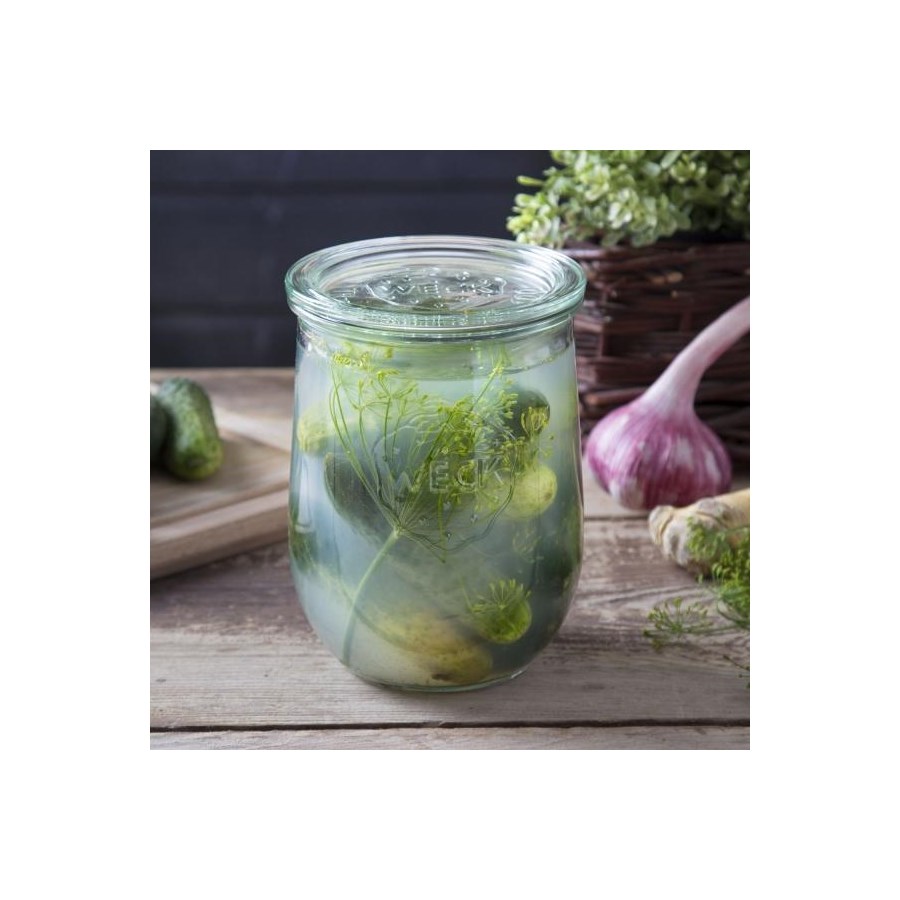 Do Kiszenia Ogórków Stosuje Się 8 Procentowy Roztwór Soli Kuchennej Słoik do kiszenia ogórków szklany WECK 1 l - rabat 10 - Słoiki