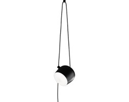 Flos :: Lampa Wisząca Aim Black (z wtyczką) Tworzywo sztuczne Lampa inspirowana metal Styl Nowoczesny