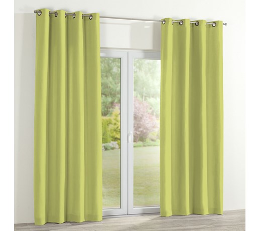 Dekoria Zasłona zaciemniająca na kółkach 1 szt., groszkowy, 1szt 140 × 260 cm, Blackout - zaciemniające