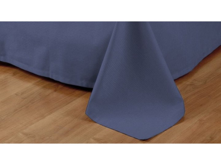 Dekoria Pled, sztruks w kolorze denim, 135 x 210 cm, Manchester