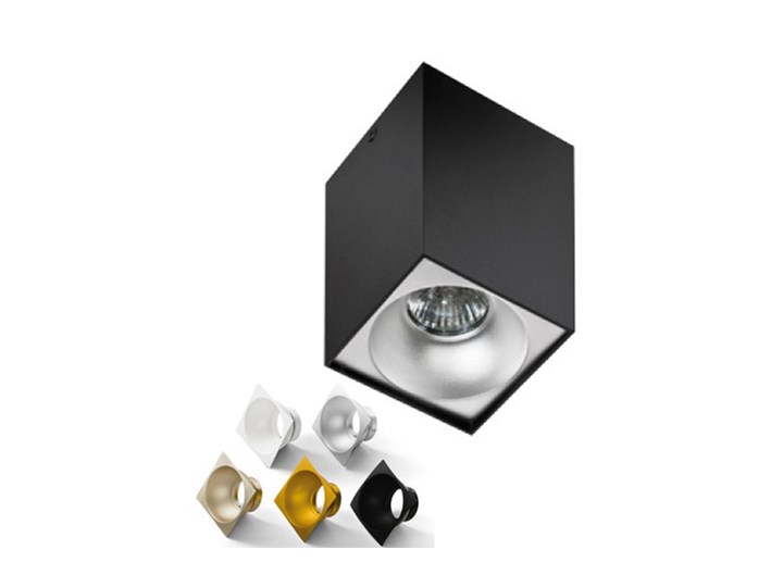 Lampa HUGO 1 BLACK by AZzardo (Wybór koloru reflektora)