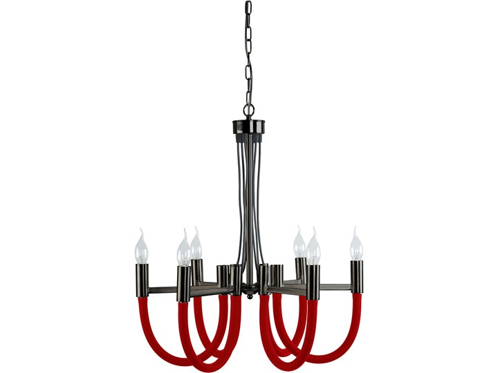 LIGHT PRESTIGE Lampa wisząca LIGHT PRESTIGE LP-90103/6P Como Czerwony LP-90103/6P