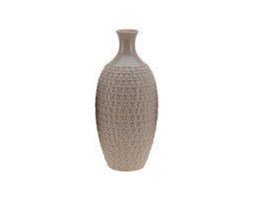 Ceramiczny wazon na kwiaty, dekoracje - wysoki, 38 x Ø 17 cm Ceramika Styl nowoczesny