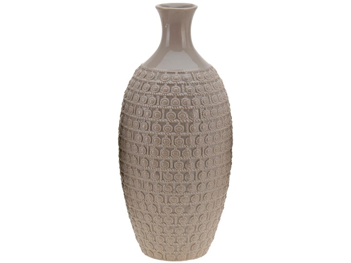 Ceramiczny wazon na kwiaty, dekoracje - wysoki, 38 x Ø 17 cm