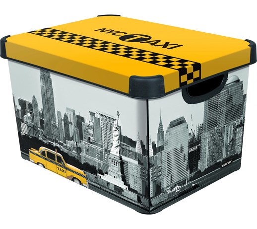 CURVER Pojemnik Deco's Stockholm L New York 25 l, BEZPŁATNY ODBIÓR: WARSZAWA, WROCŁAW, KATOWICE, KRAKÓW!