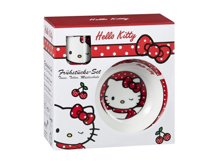 Zestaw Śniadaniowy "RED CHERRY" HELLO KITTY - P:OS - 68171
