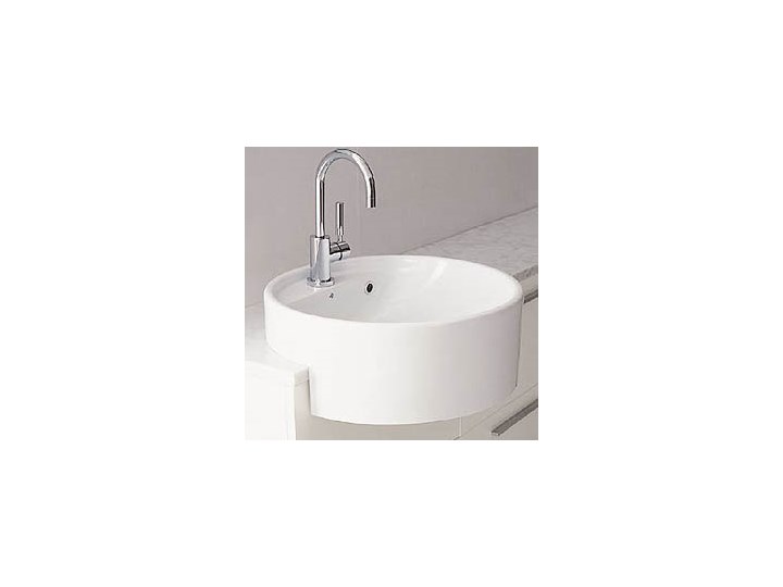 Flaminia Twin Set Umywalka półwpuszczana w blat 52 cm biała 5054