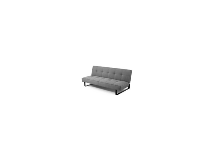 Kanapa Sleek 3 osobowa - rozkładana Customform, stalowy (szary), czarny