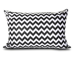 Zestaw 3 poszewek bawełnianych czarno-białych 40x60 Styl orientalny Prostokątne tkanina 40x40 cm 40x60 cm Bawełna Wzór Geometryczny