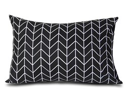 Zestaw 3 poszewek bawełnianych czarno-białych 40x60 Styl orientalny Prostokątne tkanina 40x40 cm 40x60 cm Bawełna Wzór Geometryczny