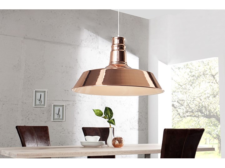 Przemysłowa lampa wisząca UVA - Ø45cm - miedziana