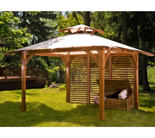 Altana Waikiki H300 x 335 x 335 cm z dachem płóciennym.
