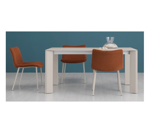STÓŁ KLASYCZNY NEOS-160 Z BLATEM CERAMICZNYM LUB SZKLANYM DO JADALNI, SALONU, POKOJU DZIENNEGO, PRACOWNI