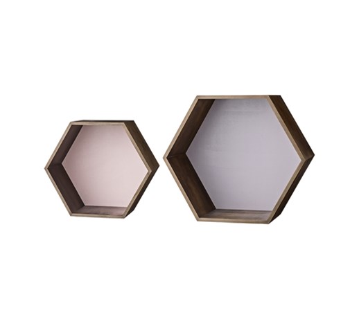 Bloomingville, Półki Hexagonal 2 szt