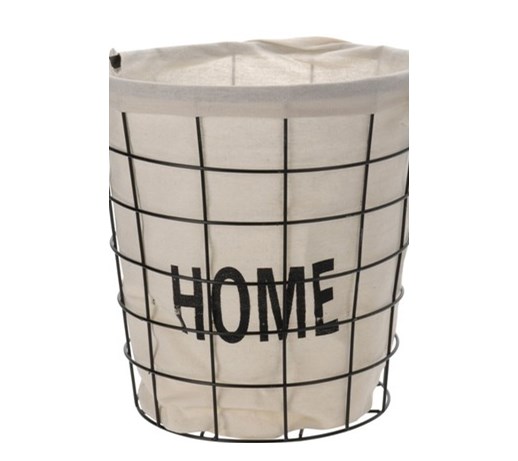 Kosz metalowy home duży