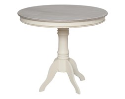 Patiomeble.eu RIMINI 116 Stół okrągły śr. 90cm Płyta MDF Szerokość 90 cm Drewno Długość 90 cm Rozkładanie