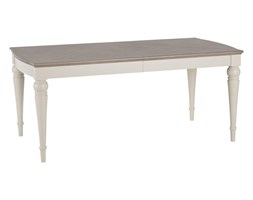 Patiomeble.eu Montreux Soft Grey 144AA Stól rozkładany Drewno Szerokość 95 cm Długość 180 cm Długość 225 cm Płyta MDF Rozkładanie Rozkładane