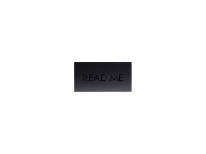 Gazetownik “READ ME”, czarny