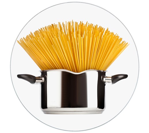 Podstawka pod garnek SPAGHETTI, szklana deska, Ø 20 cm, WENKO